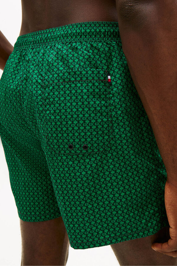 Tommy Hilfiger Flag print men's swimwear blue