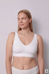 Women'secret White microfibre bra DREAMY PLUS white