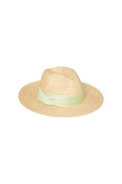 Womensecret Sombrero de paja verde