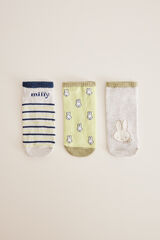 Womensecret Pack 3 calcetines cortos Miffy estampado