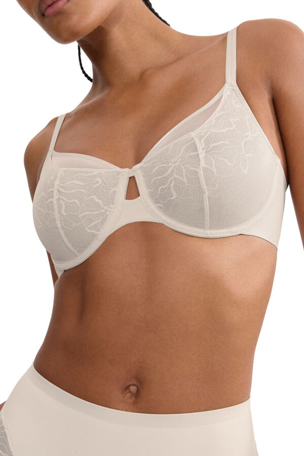 Triumph Sujetador lencero con aro beige