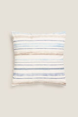 Womensecret Watercolour striped cushion cover kék