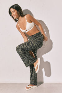 Women'secret Animal print long trousers