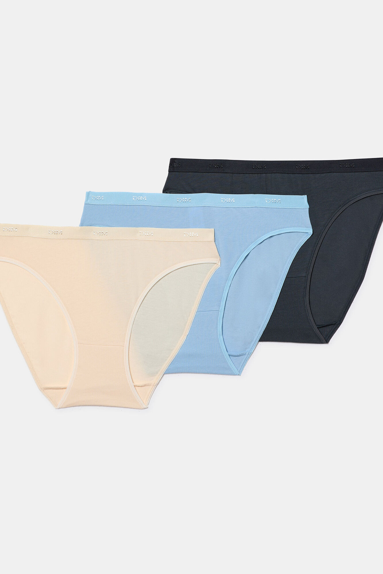 DIM Pack 3 bragas cl&aacute;sicas