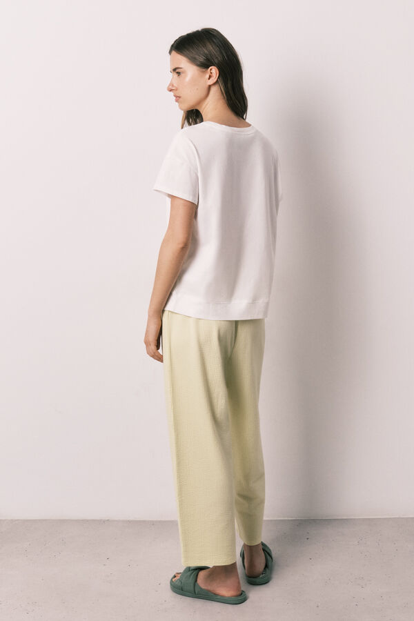 Women'secret Little Miss&trade; short sleeve capri pyjamas beige