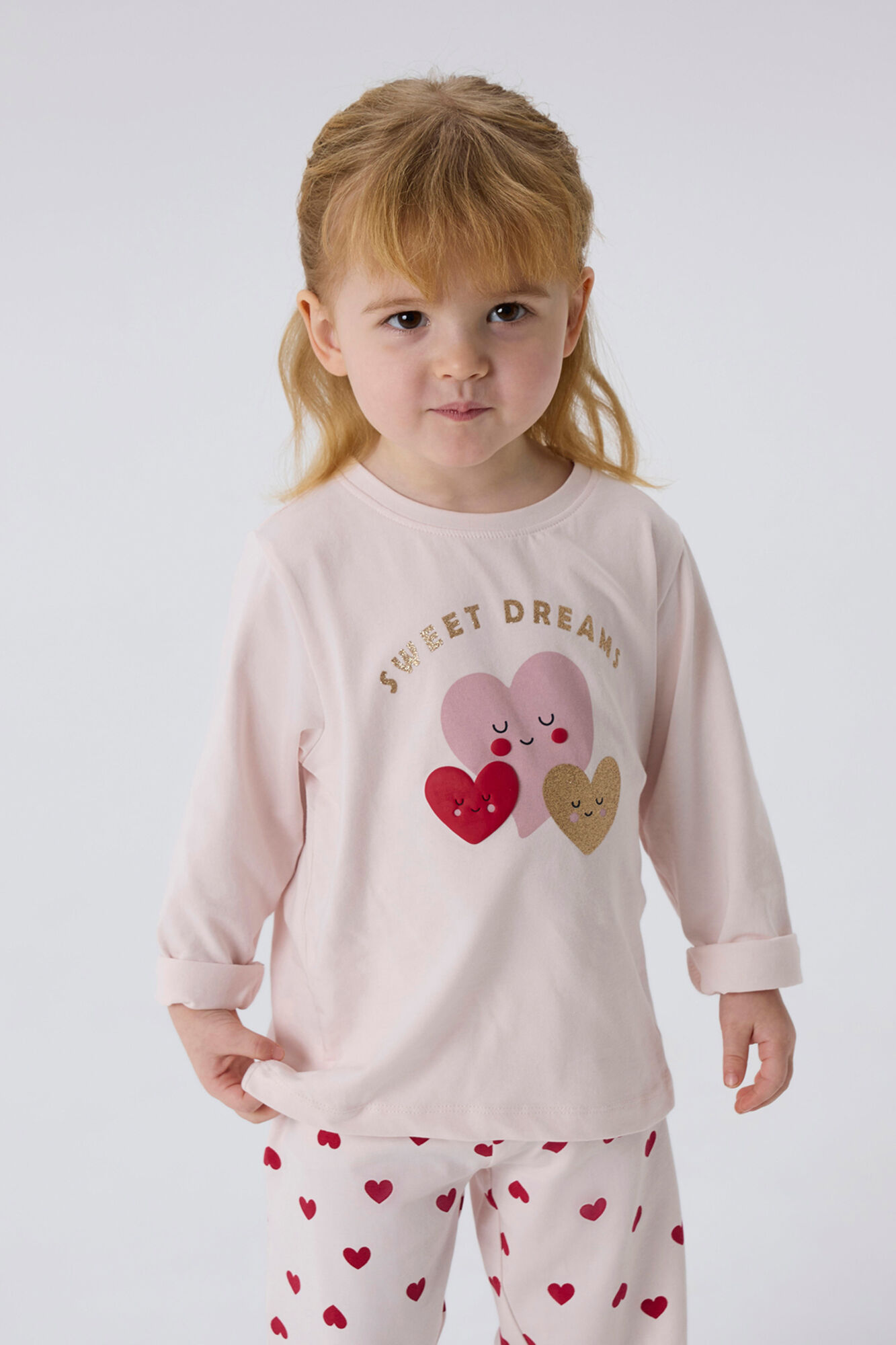 Name it Pijama de ni&ntilde;a de corazones