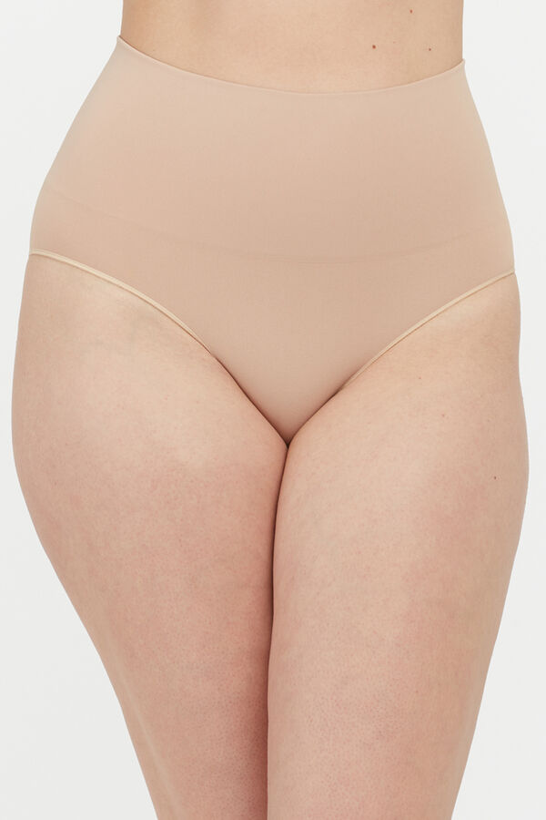Womensecret High waist recycled nylon shaping panty természetes