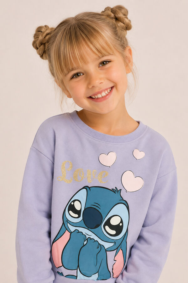 Name It Stitch sweatshirt pink