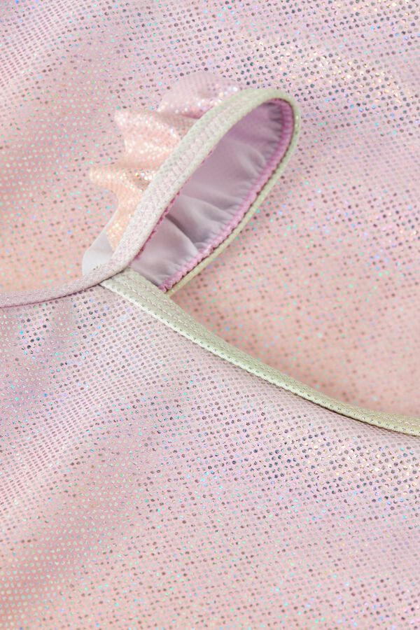 Name it Girl's shimmering swimwear pink