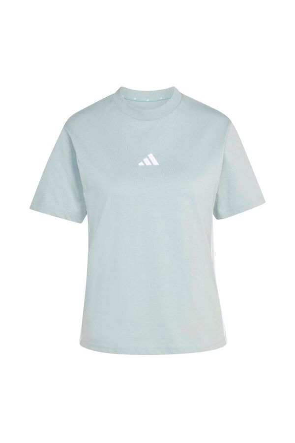 Adidas Camiseta casual 3 bandas Essentials verde
