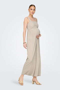 Womensecret Long gathered maternity jumpsuit grey