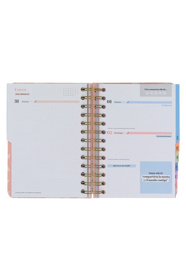 Mr. Wonderful Agenda peque&ntilde;a Office 2024-25 Diaria - Cada d&iacute;a estoy m&aacute;s cerca de conseguirlo estampado