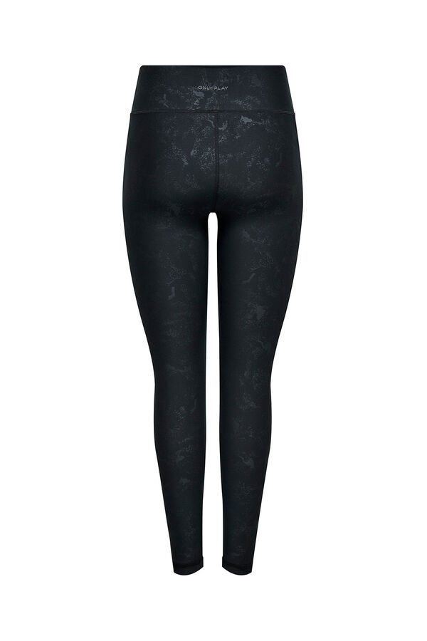 Only Play High-waisted and side pocket leggings black