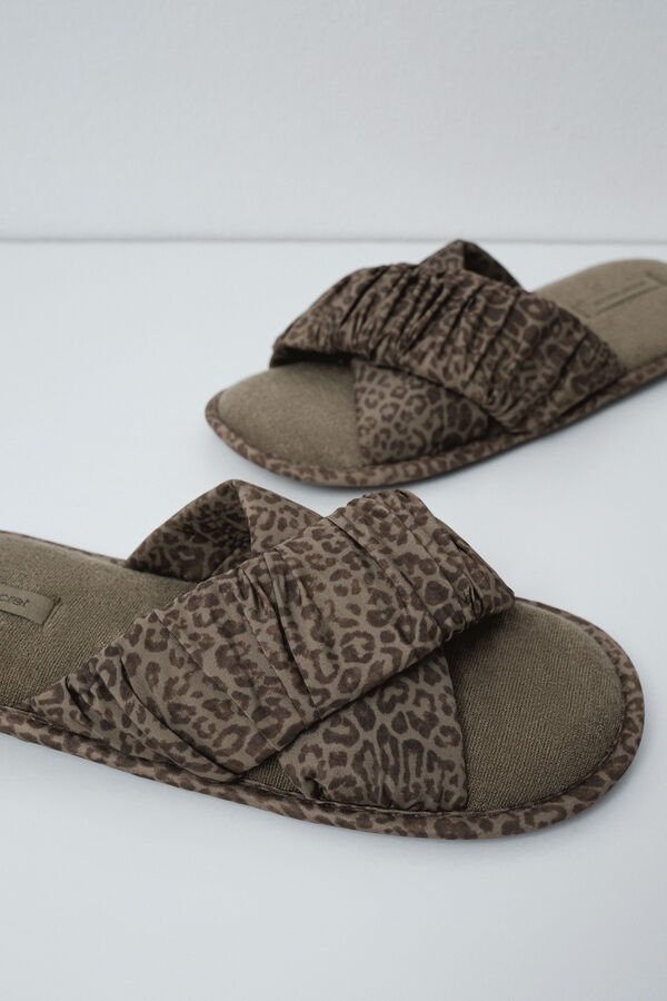 Women'secret Animal print slippers travel pack printed