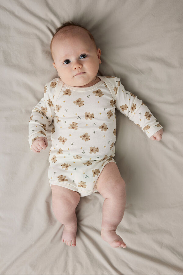 Name it Conjunto de 3 bodies para bebê branco