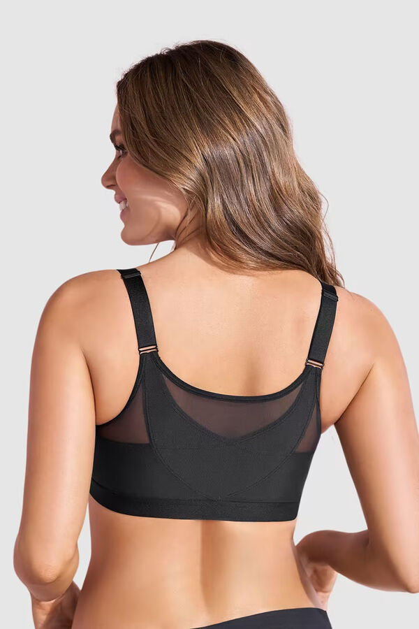 Leonisa Sujetador facilitador de postura con copas en espuma Multi/Benefit negro