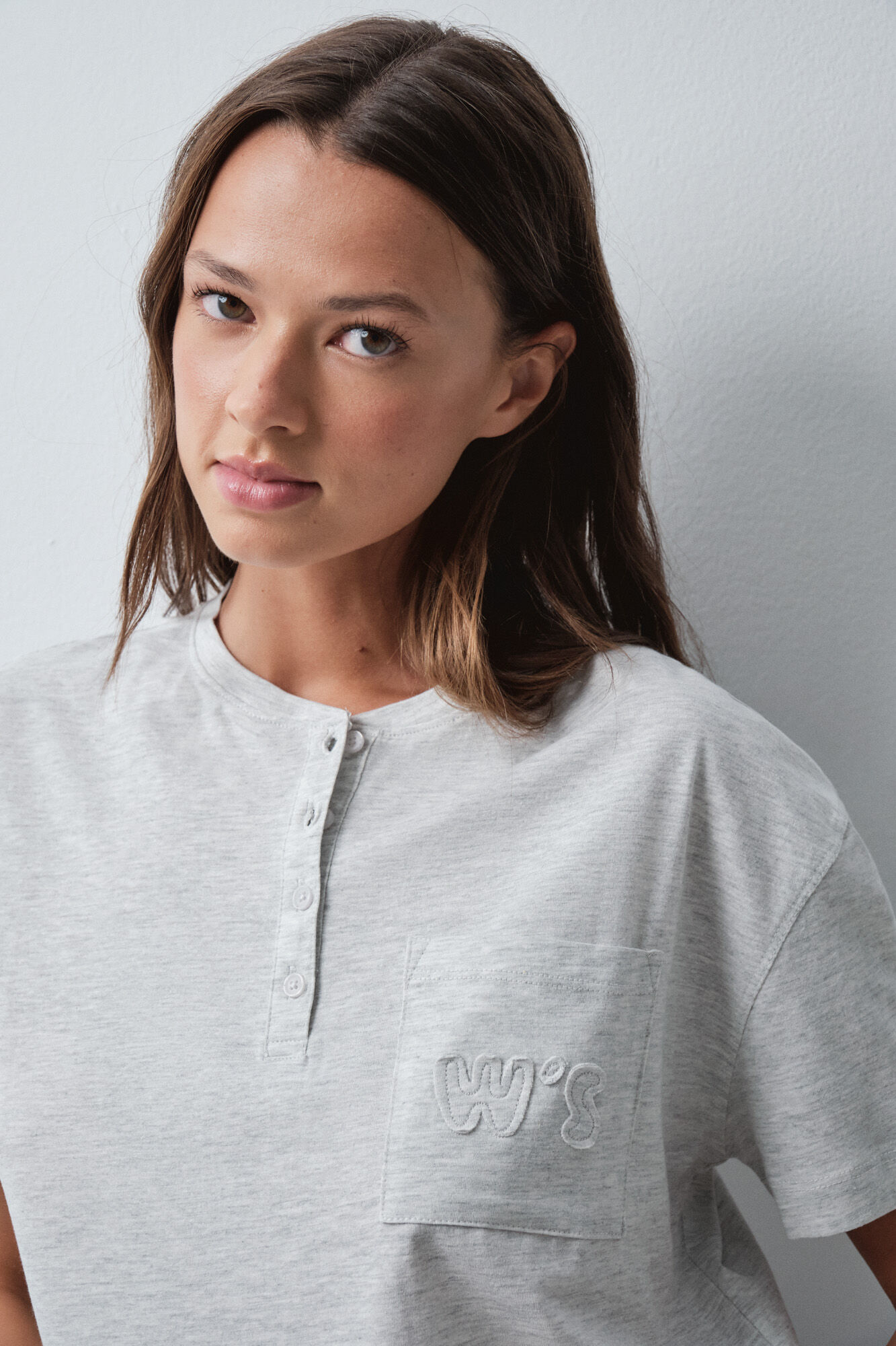 Women'secret Grey cotton T-shirt