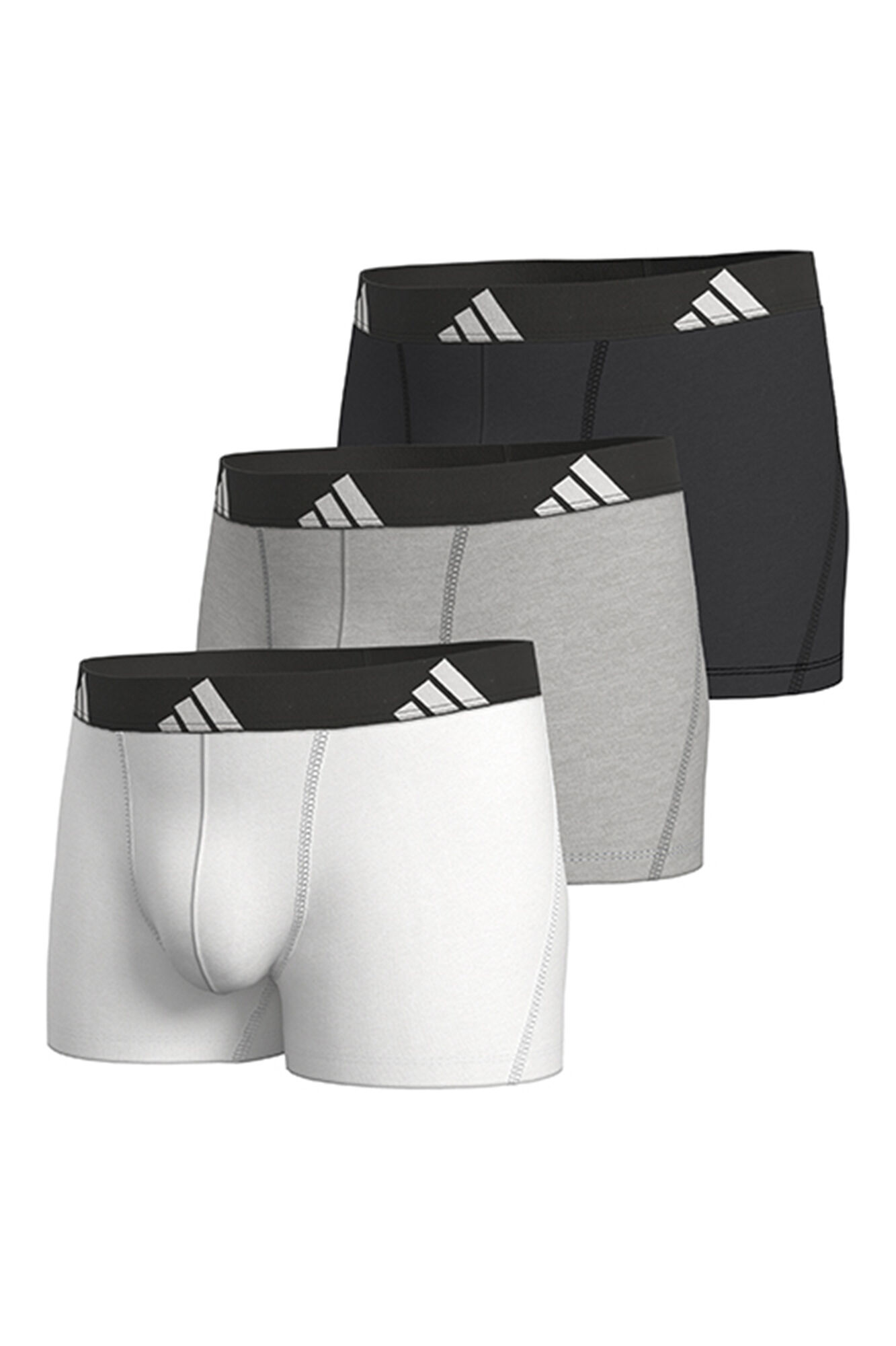 Adidas Pack of 3 Active Flex cotton boxers 