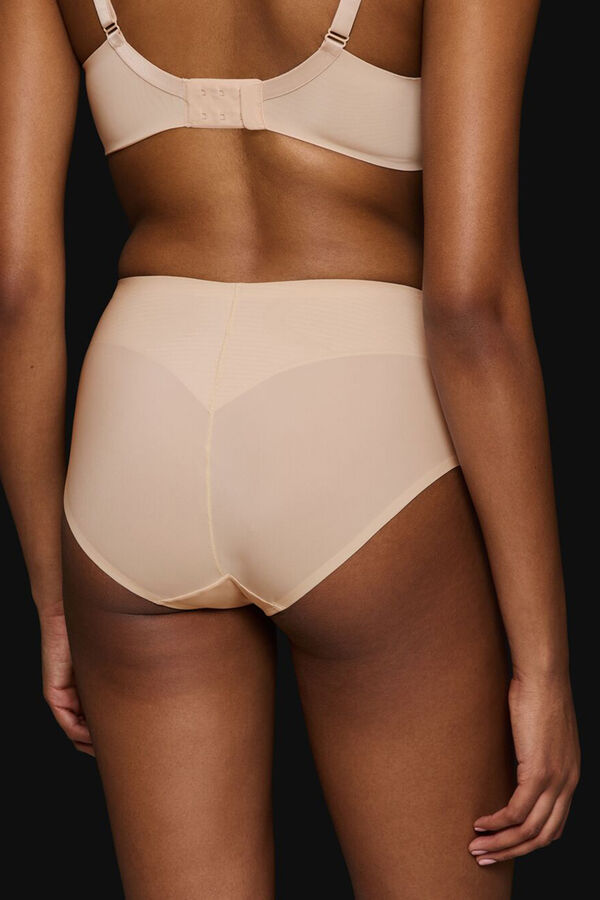 Triumph Calcinha ilus&atilde;o de maquiagem body maxi bege