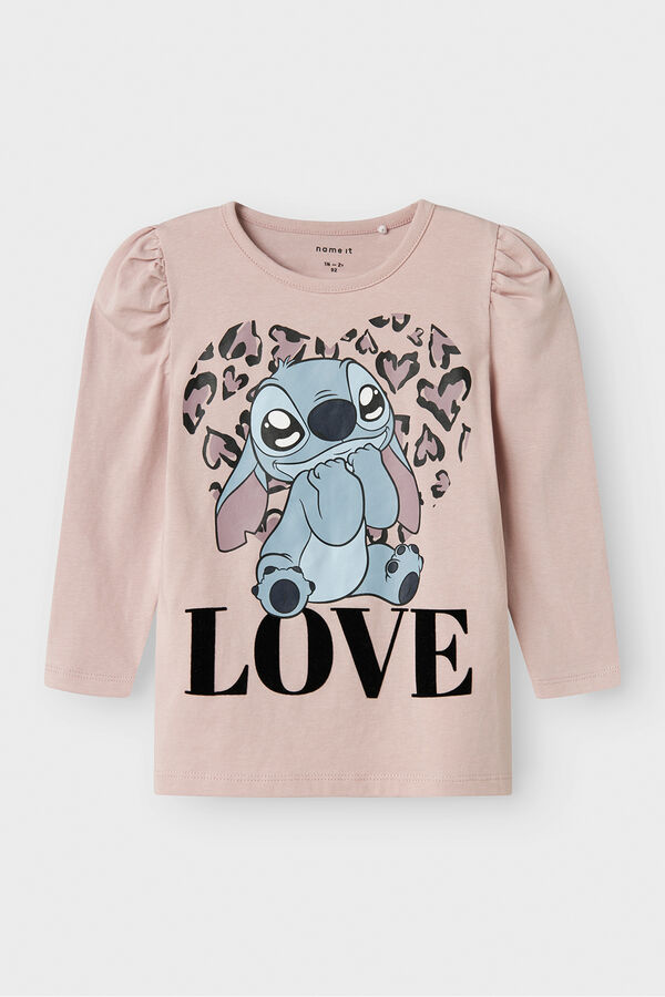 Name it Stitch girl's t-shirt  Rosa