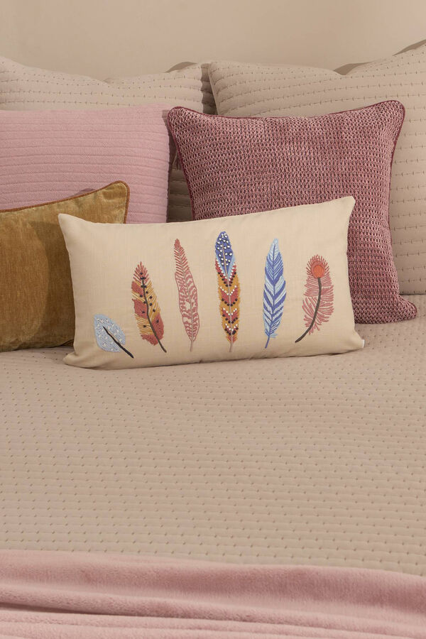 Womensecret Embroidery detail bedspread. For an 80-90 cm bed. szürke