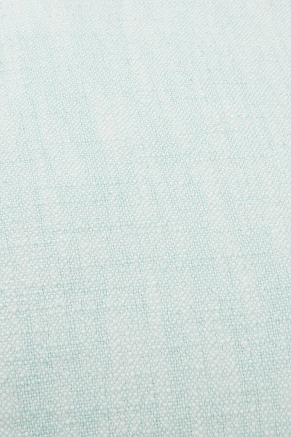 Womensecret Linen-effect cotton cushion cover bleu