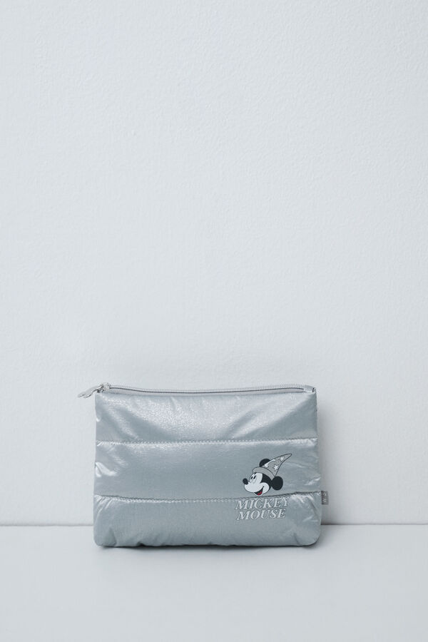 Women'secret Mickey small puffer vanity case grey