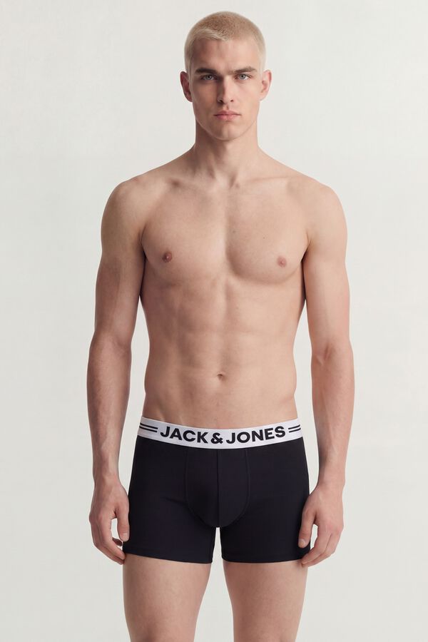 Jack & Jones Pack 5 cotton boxers black
