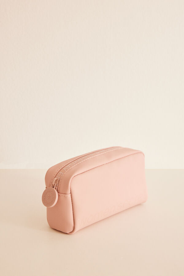 Womensecret Mala ružičasta toaletna torbica Ružičasta
