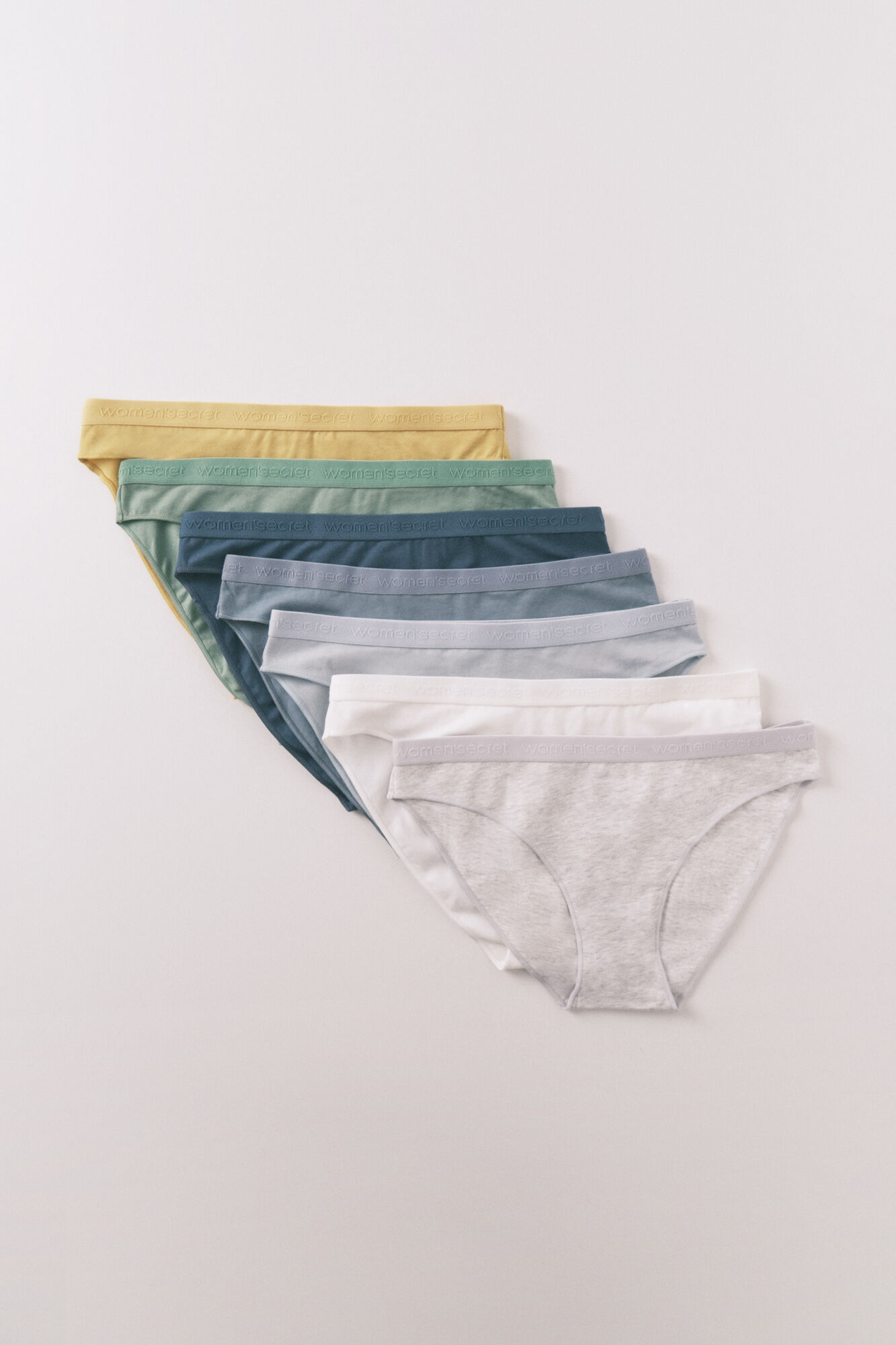 Women'secret 7-pack classic super soft logo panties