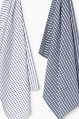 Womensecret 2-pack striped cotton cloths bleu
