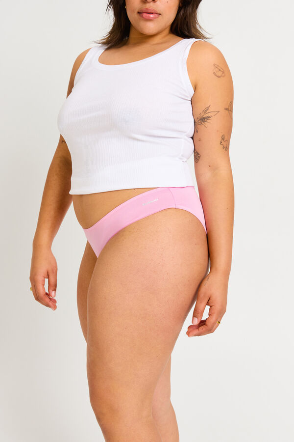 Modibodi Basic menstrual panty high leg heavy flow r&oacute;zsasz&iacute;n