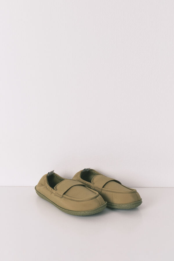 Women'secret Green loafer slippers beige