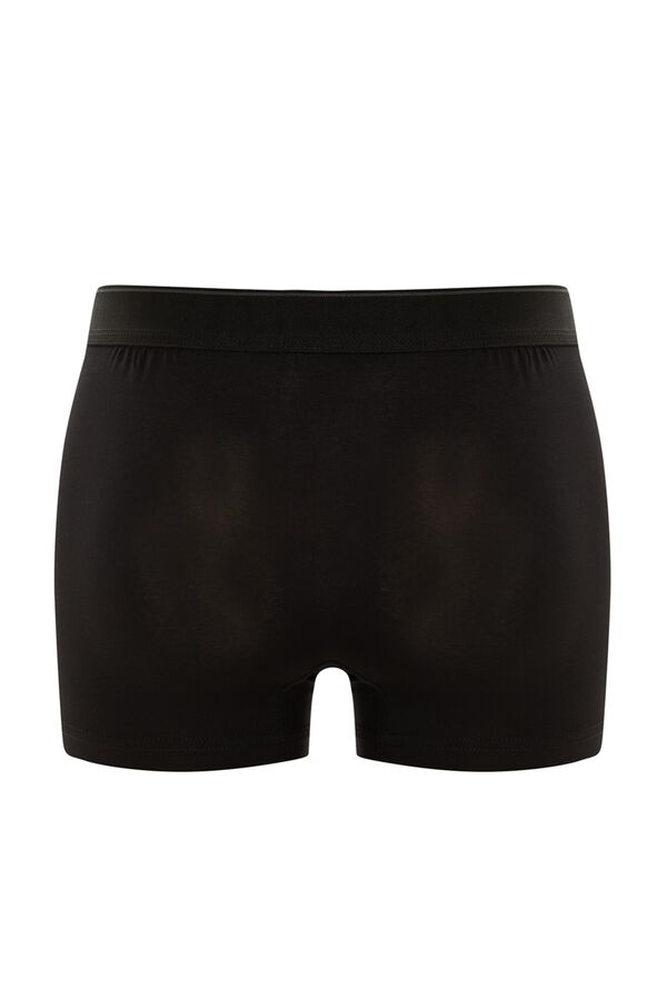 Trendyol Plain cotton 3-pack boxers printed
