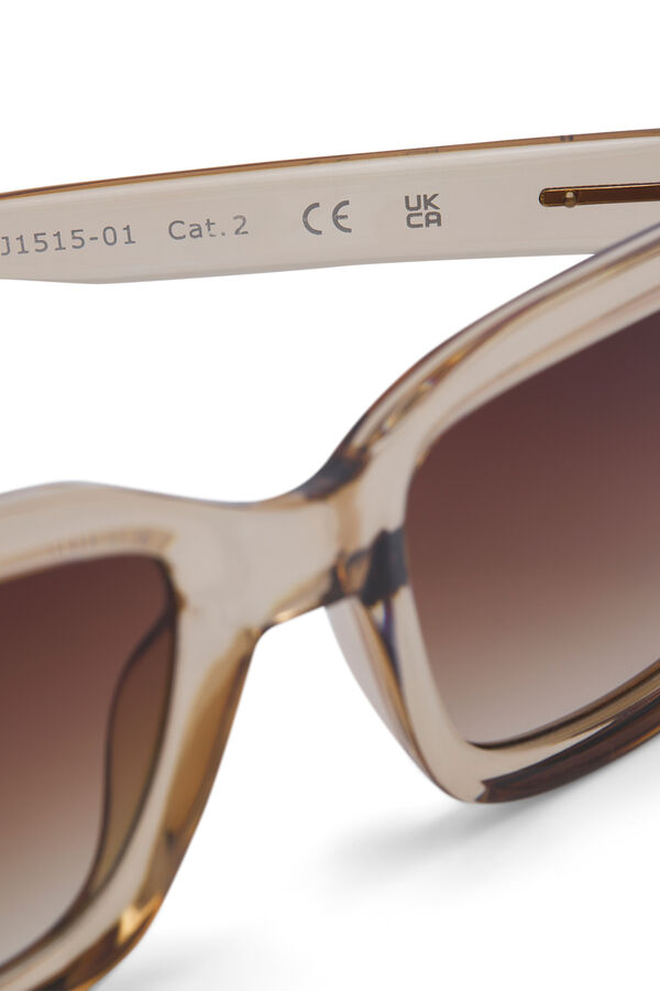 Jack & Jones &Oacute;culos de sol de arma&ccedil;&atilde;o quadrada branco