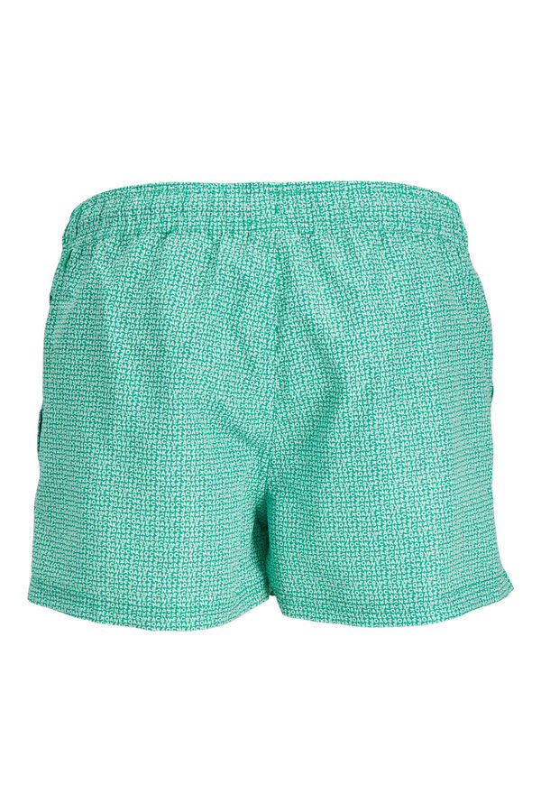 Womensecret Men's microprint swim shorts vert