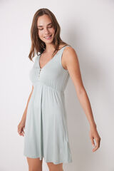 Womensecret Green soft touch short nightgown green