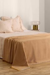 Textura Embroidered sheet nude