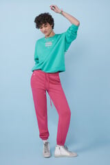 Womensecret Fuchsia terry jogger trousers pink