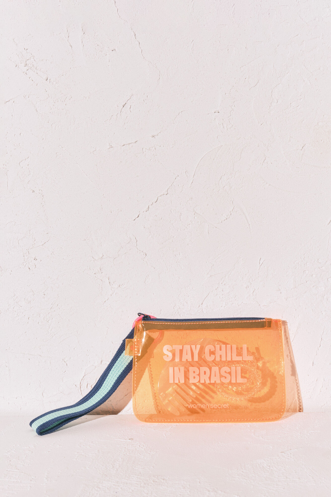 Women'secret Bolsa cremallera naranja