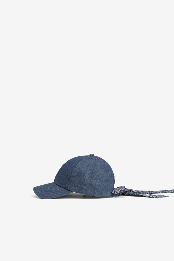 Vilanova Gorra azul con lazo azul