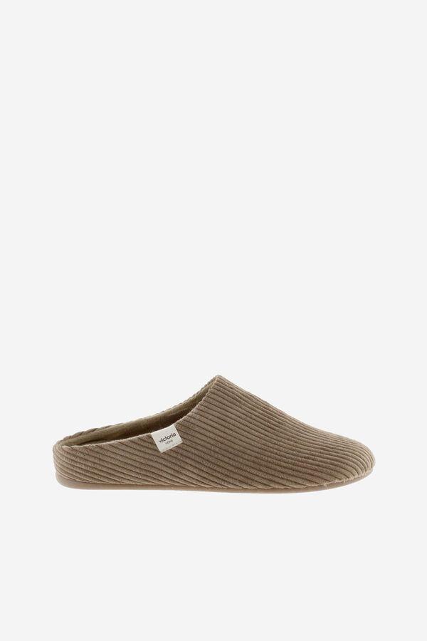 Victoria Victoria Norte corduroy slippers grey