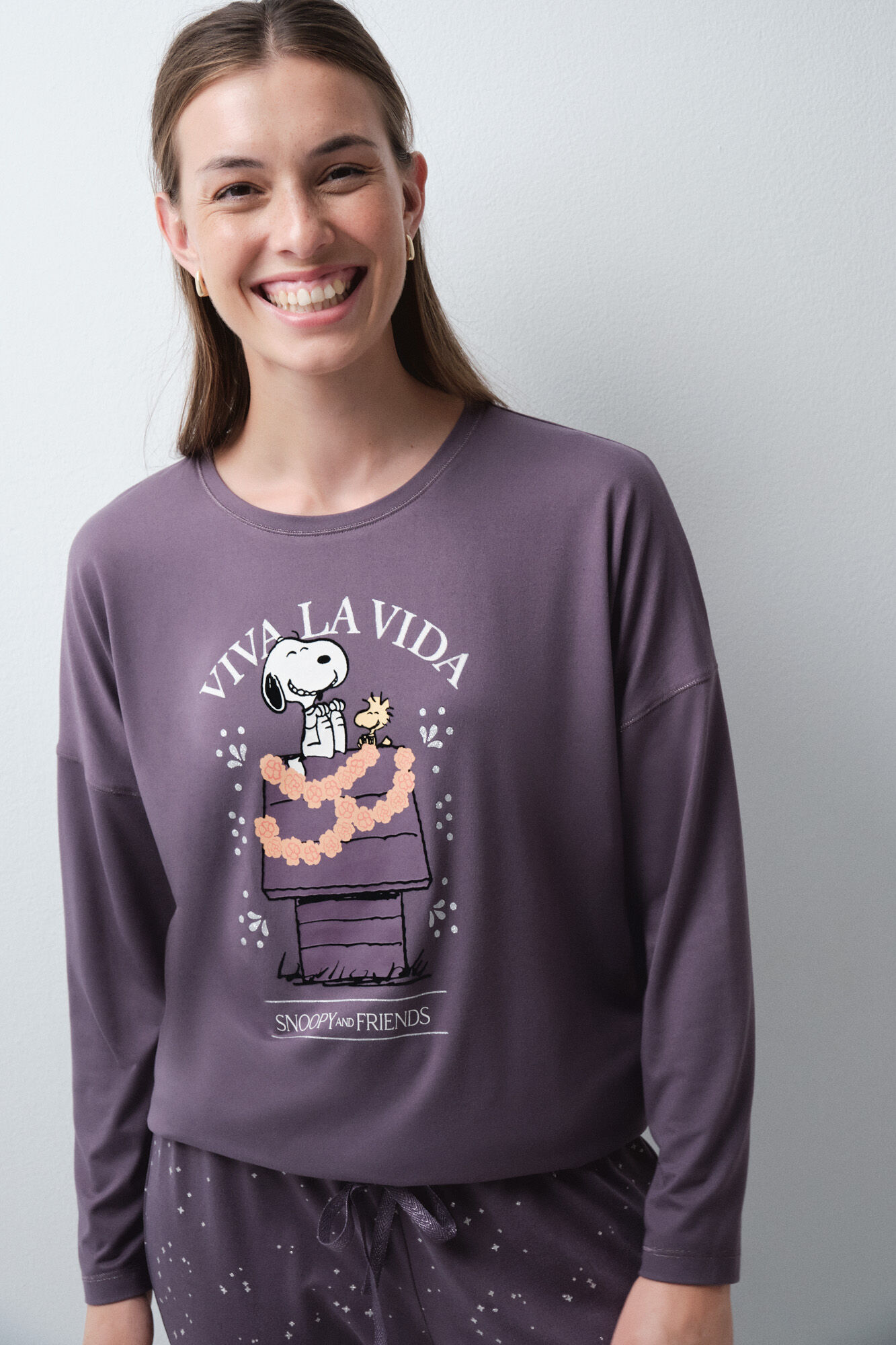 Women'secret Snoopy Halloween long pyjamas