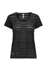 Womensecret T-shirt d'entraînement à rayures noir