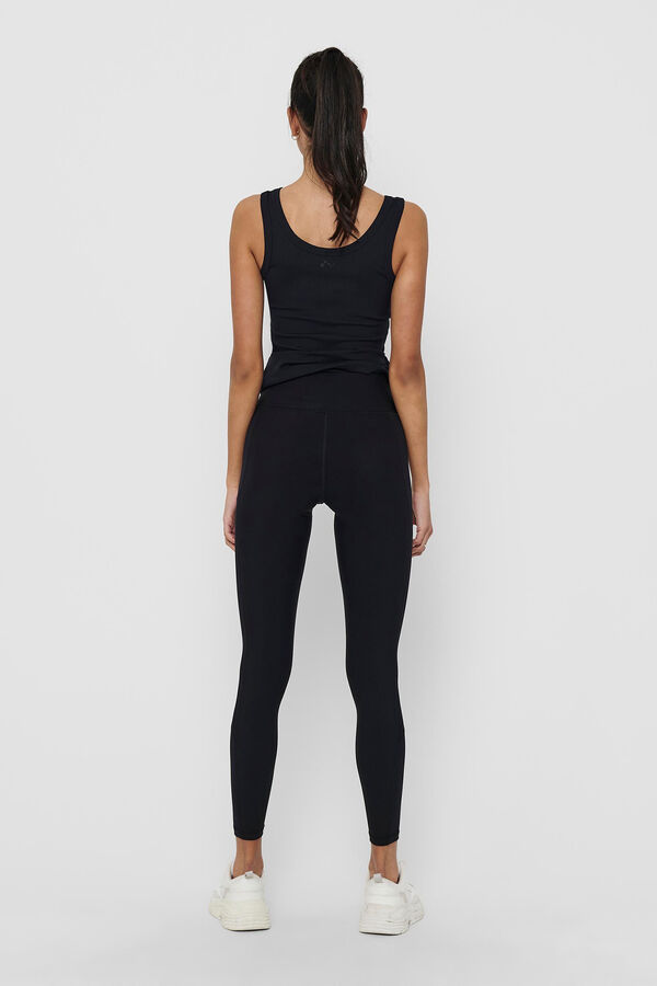 Womensecret Long stretch leggings noir