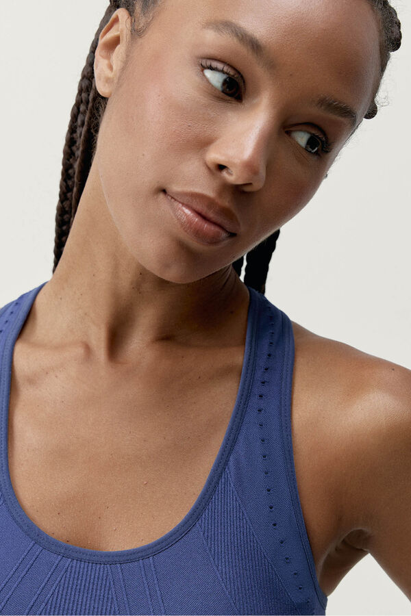 Born Living Yoga Soutien top desportivo Zina Next Blue azul