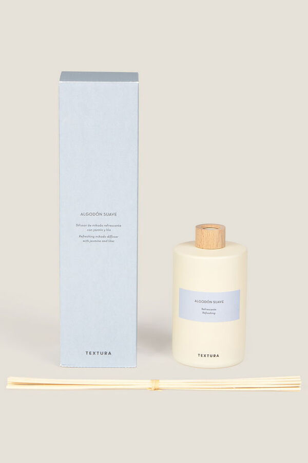 Textura Mikado de algod&atilde;o macio bege