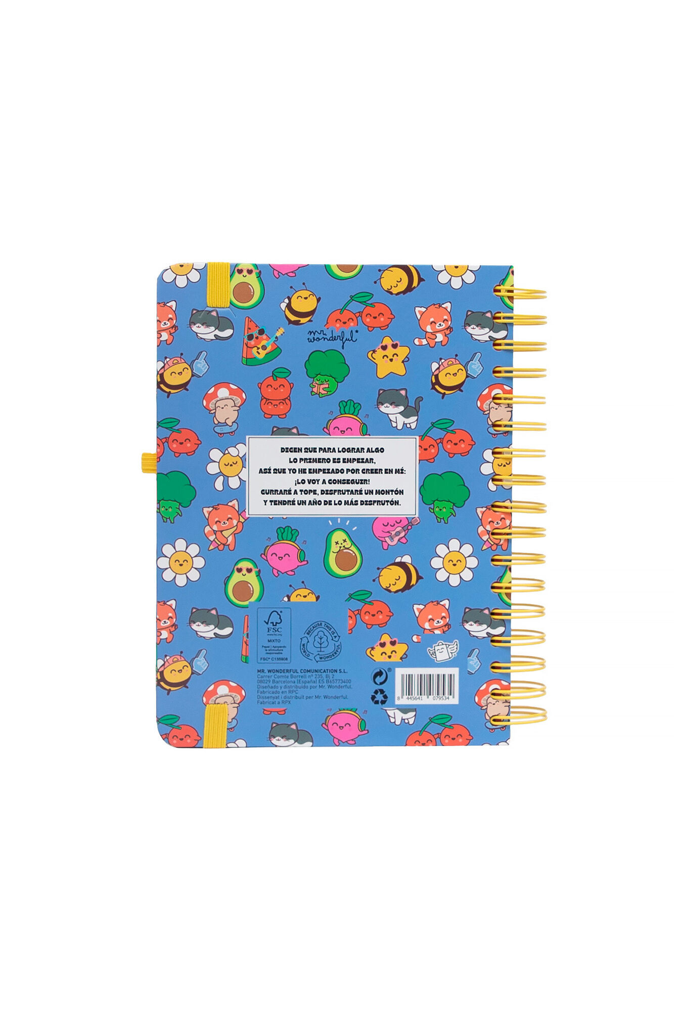 Mr. Wonderful Agenda Mr. Wonderful 226-27 Diaria - En mi mundo