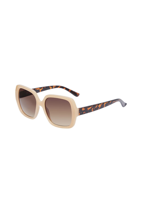 Pieces Quadratische Sonnenbrille mit Print
