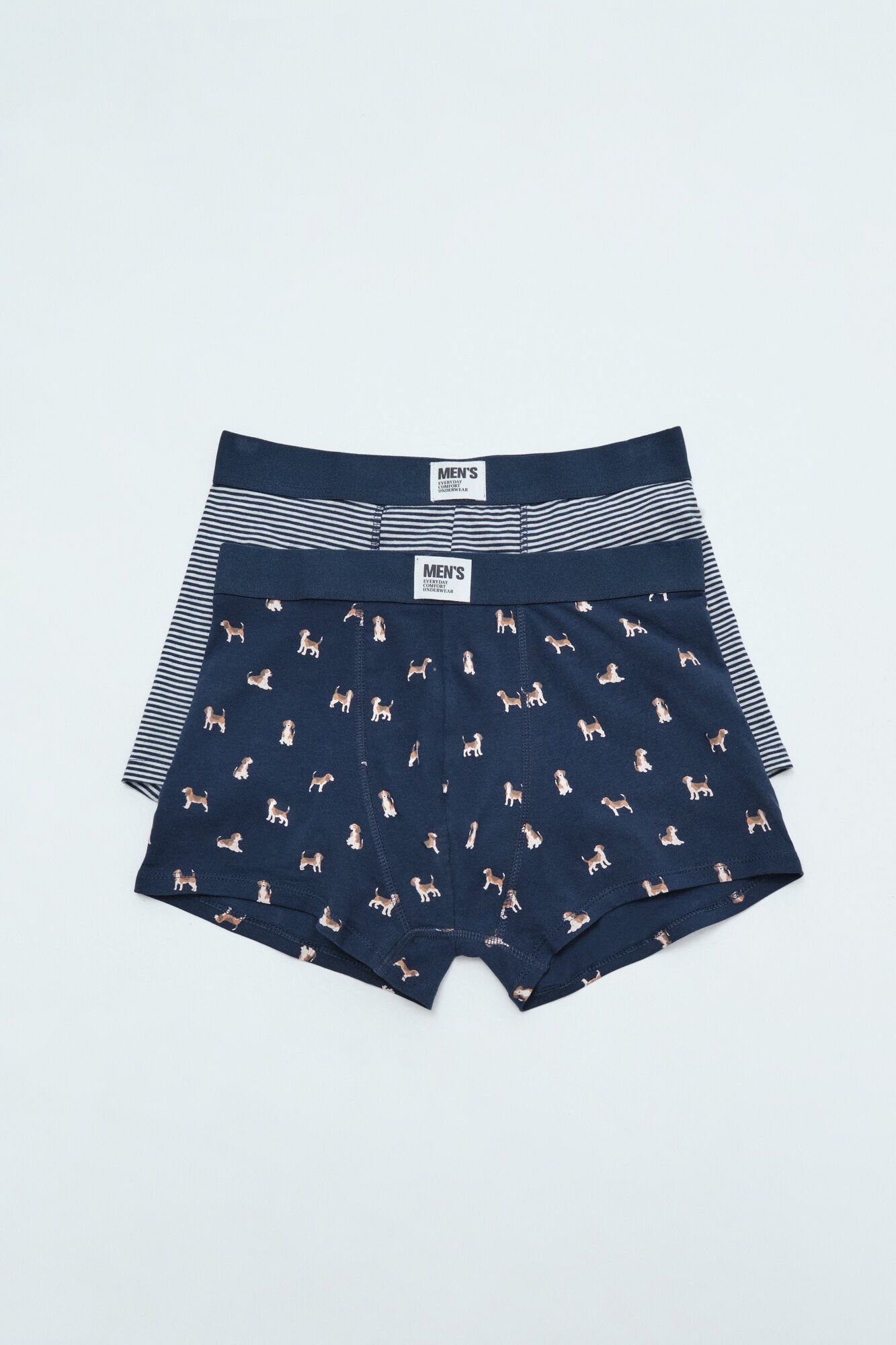 Women'secret Striped dog print 2 pack boxers